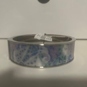 TALBOTS  BANGLE BLUE PRINT NWT